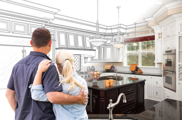 Custom kitchen cabinets installed in a Holmes home